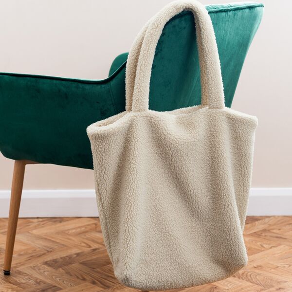 Brand Lab Borg Fleece Shopper Tote Bag Thumbnail