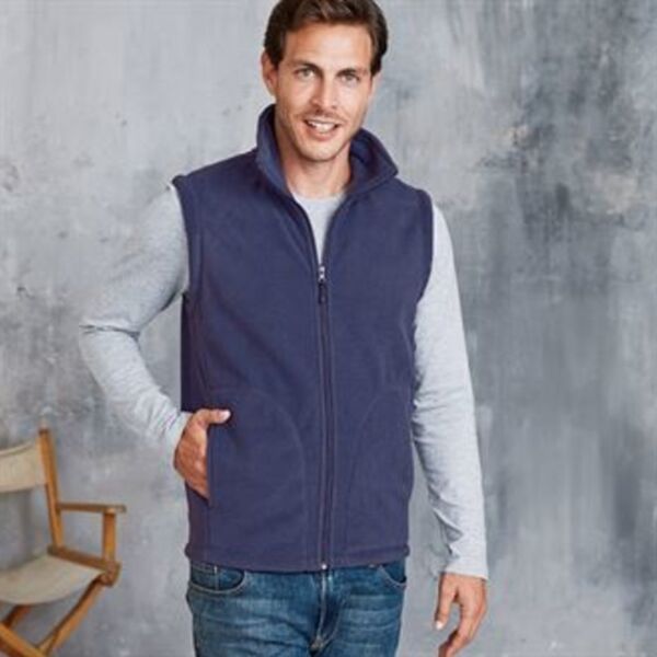 Luca men's microfleece gilet Thumbnail