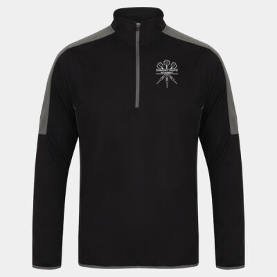 Contrast Zip Mid Layer Top Thumbnail